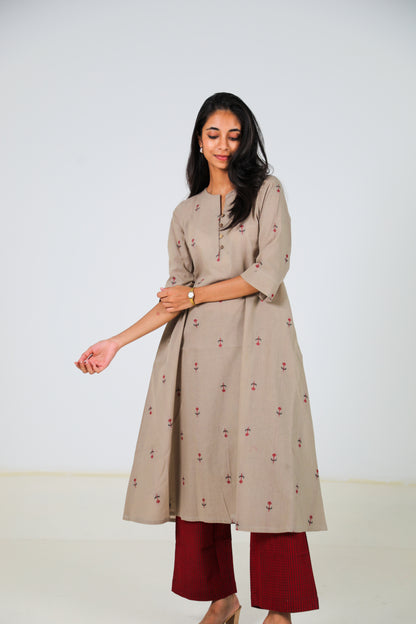 Bleached Sand Kurta Set