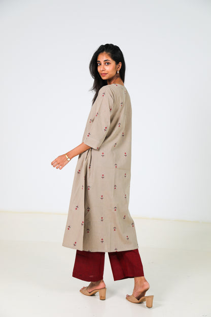 Bleached Sand Kurta Set