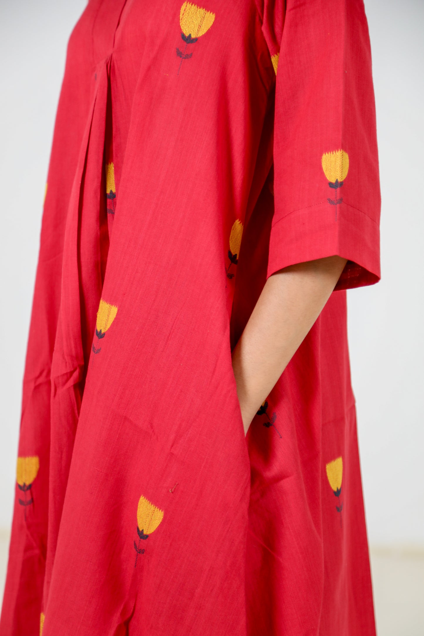 Poppy Cherry Kurta Set