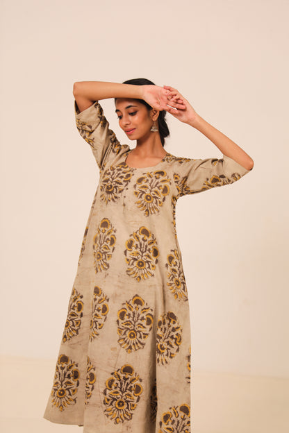 Ochre Kurta Set