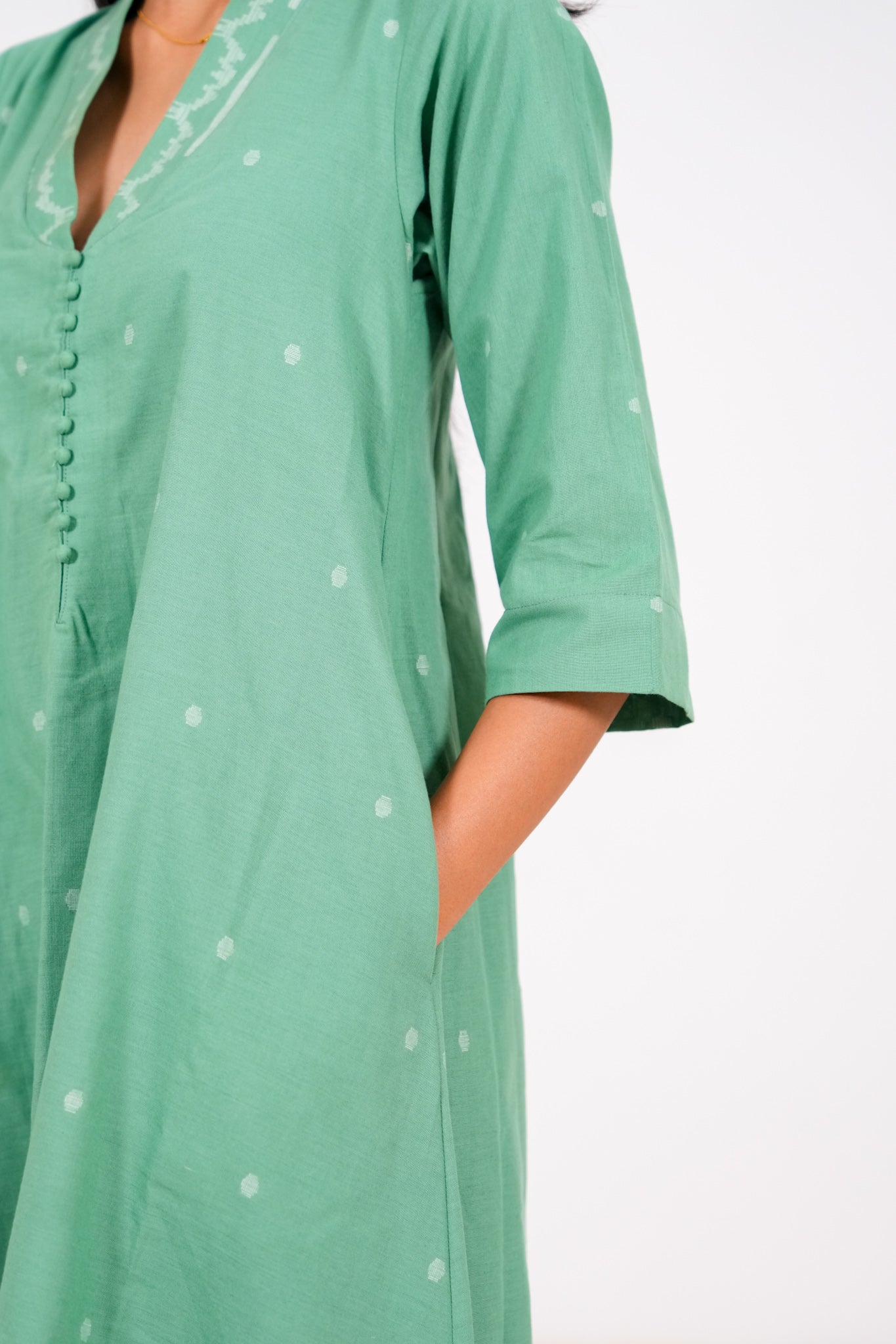 Ocean Green Kurta Set