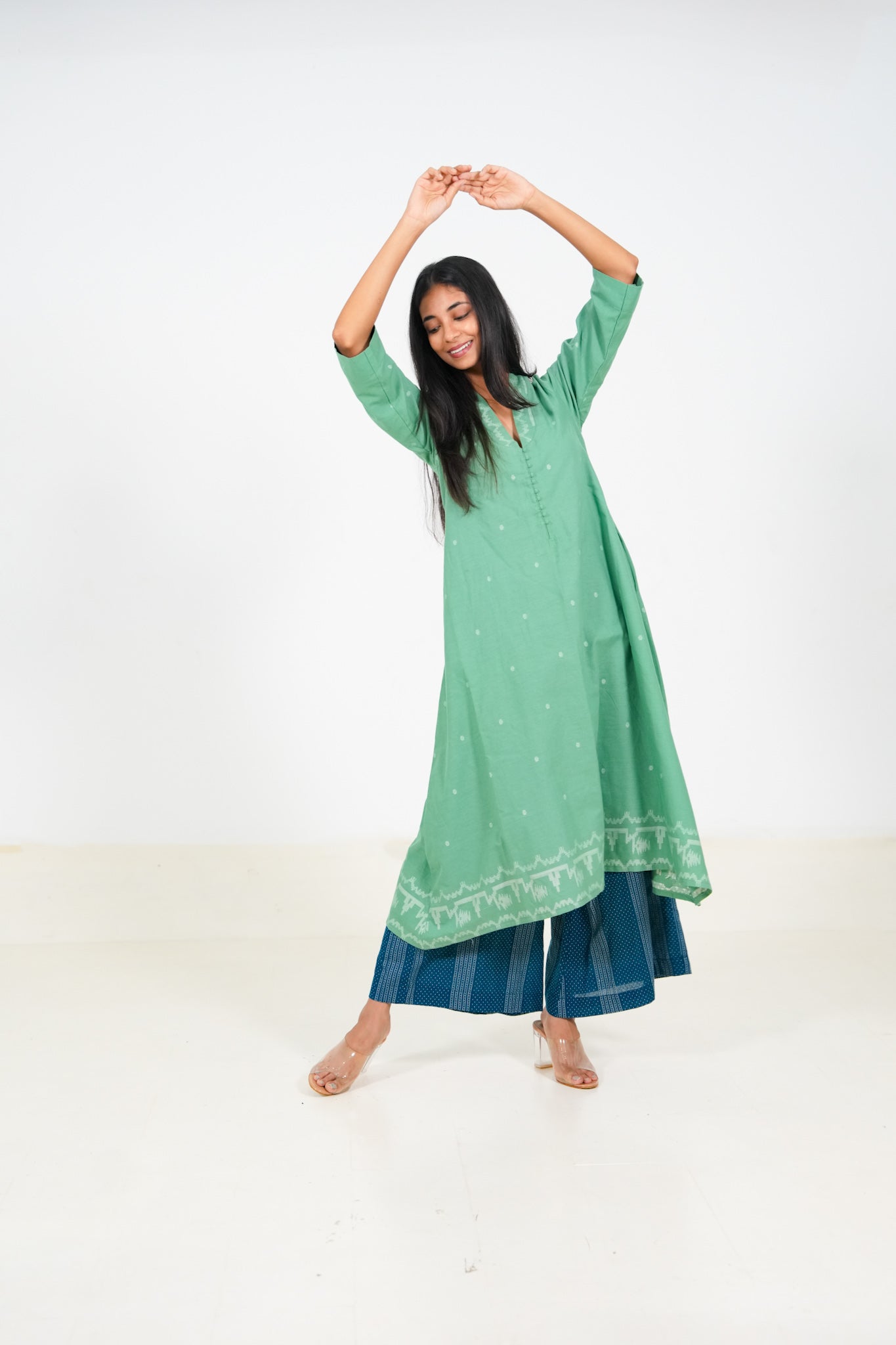 Ocean Green Kurta Set