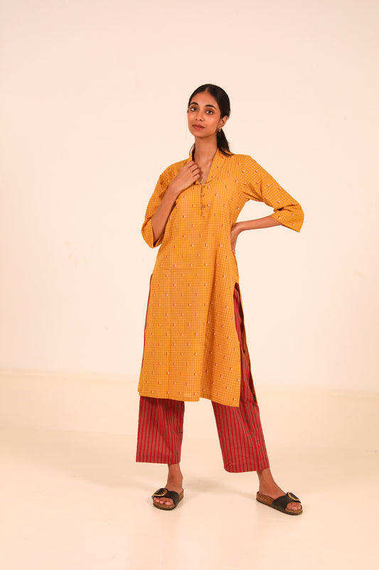Misted Marigold Kurta
