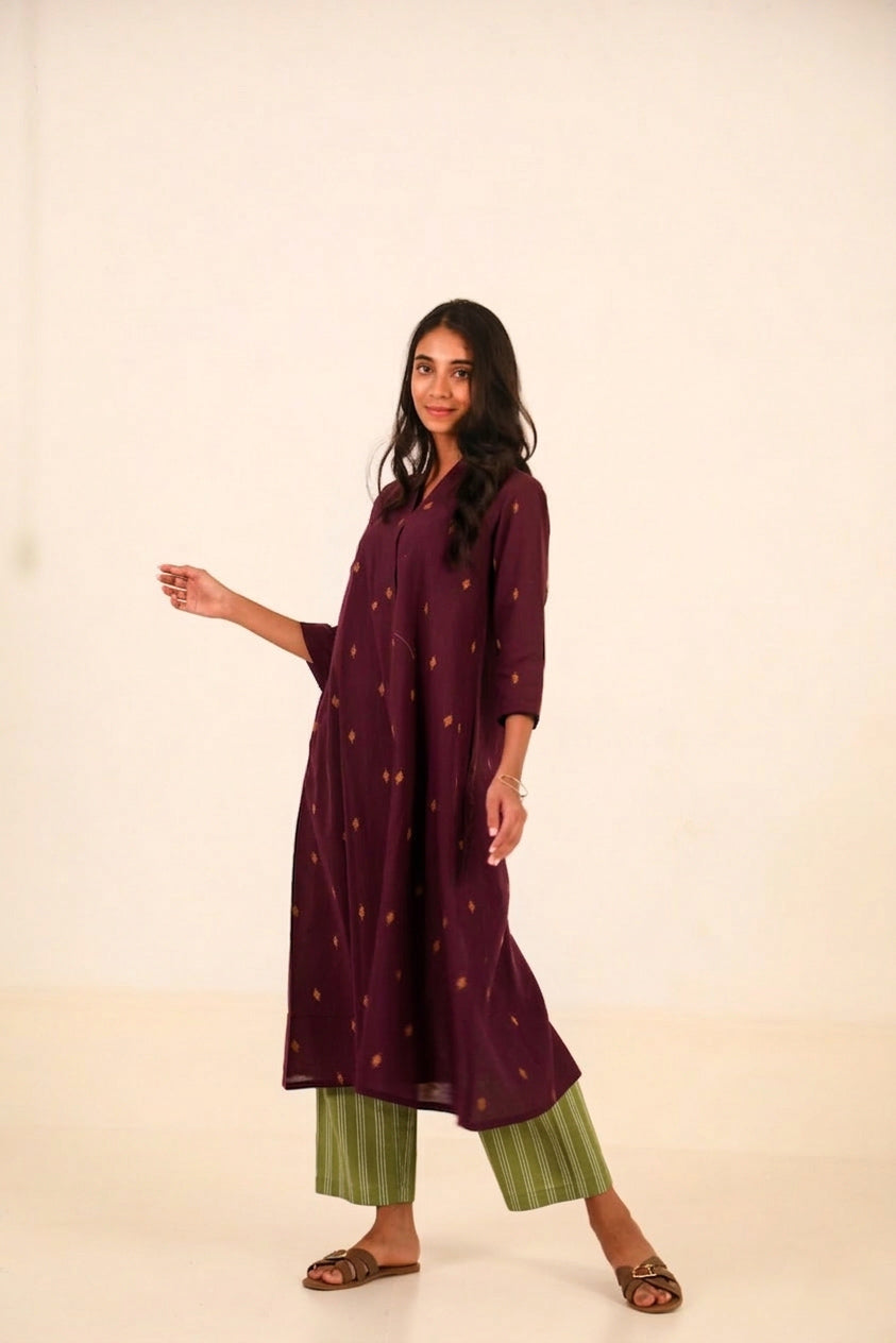 Marsala Kurta Set