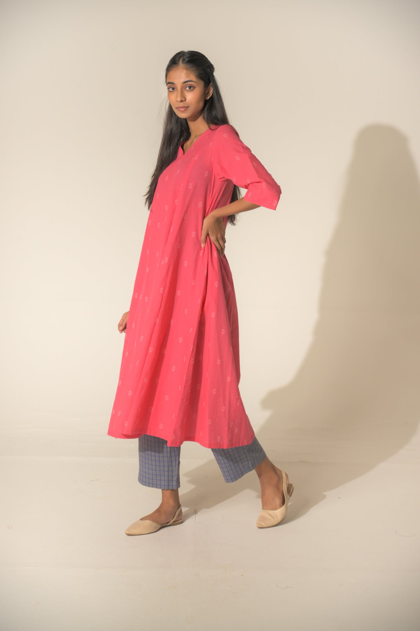 Flamingo Plume Kurta Set