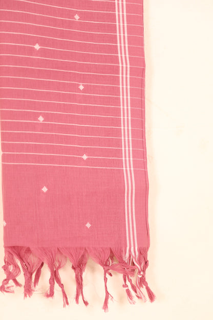 Blush Pink Cotton Dupatta