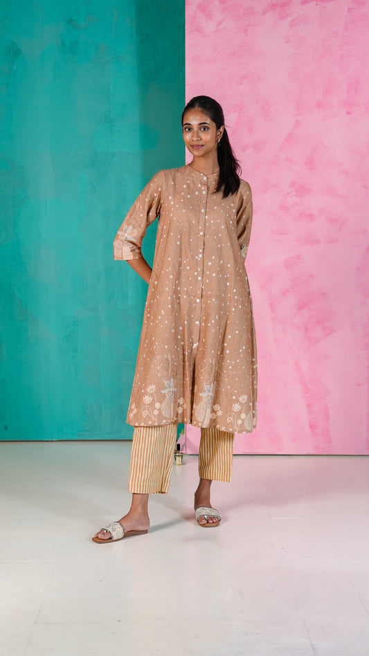 Terracotta Bloom Kurta Set