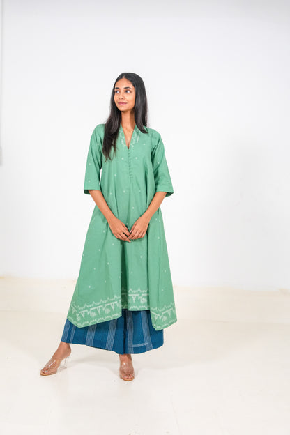 Ocean Green Kurta Set