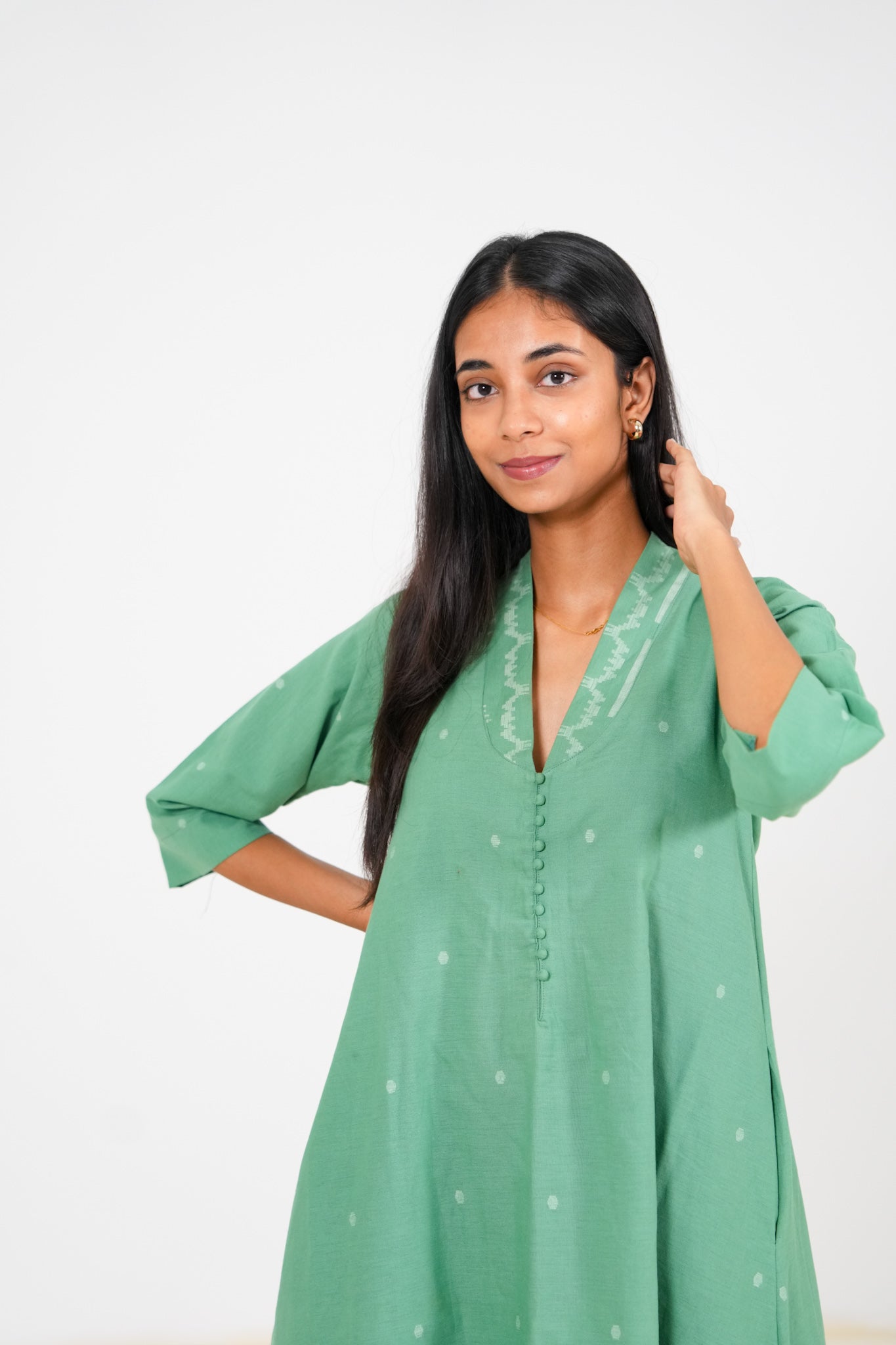 Ocean Green Kurta Set