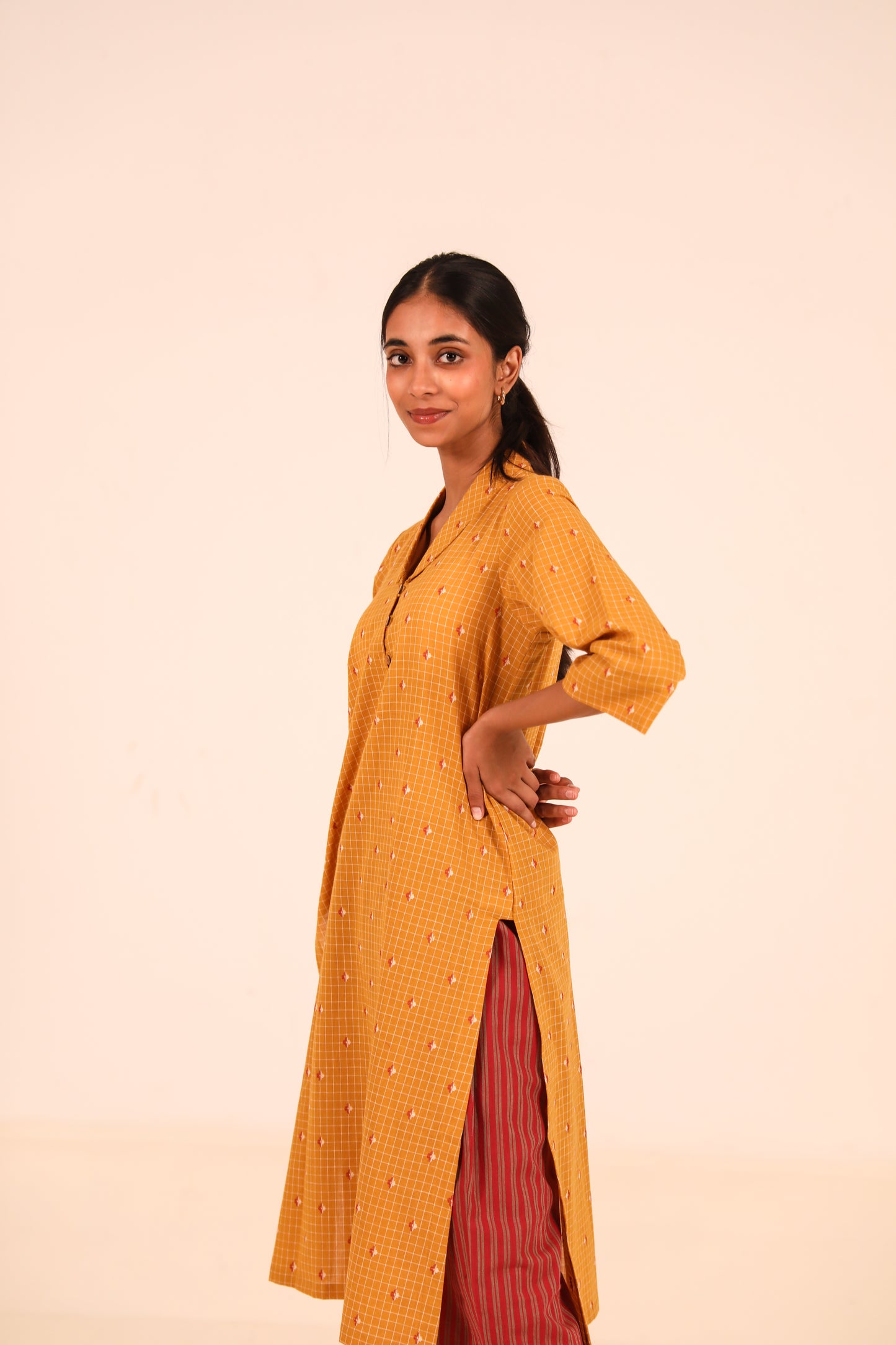 Misted Marigold Kurta Set