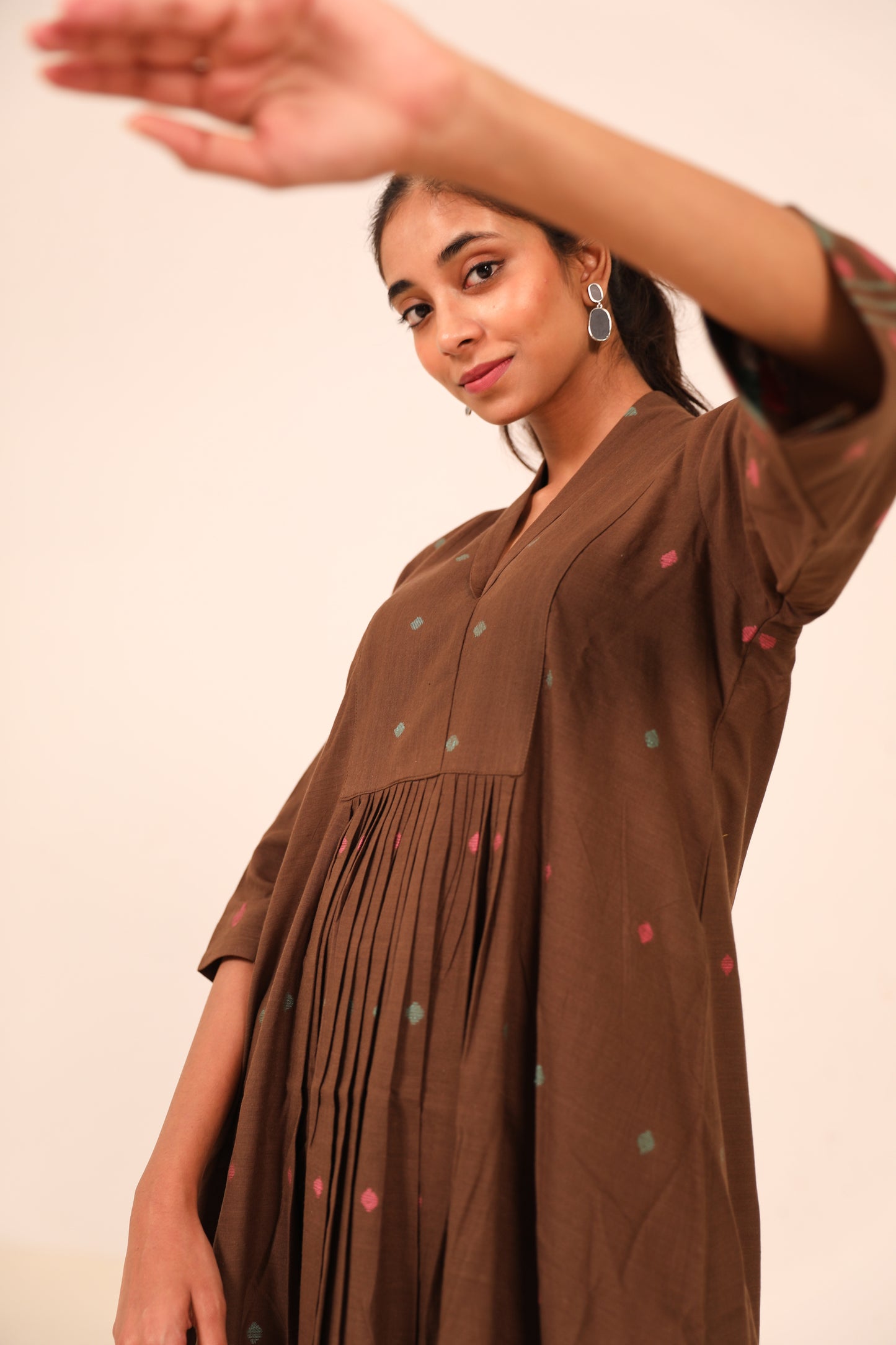 Cherry Wood Kurta Set