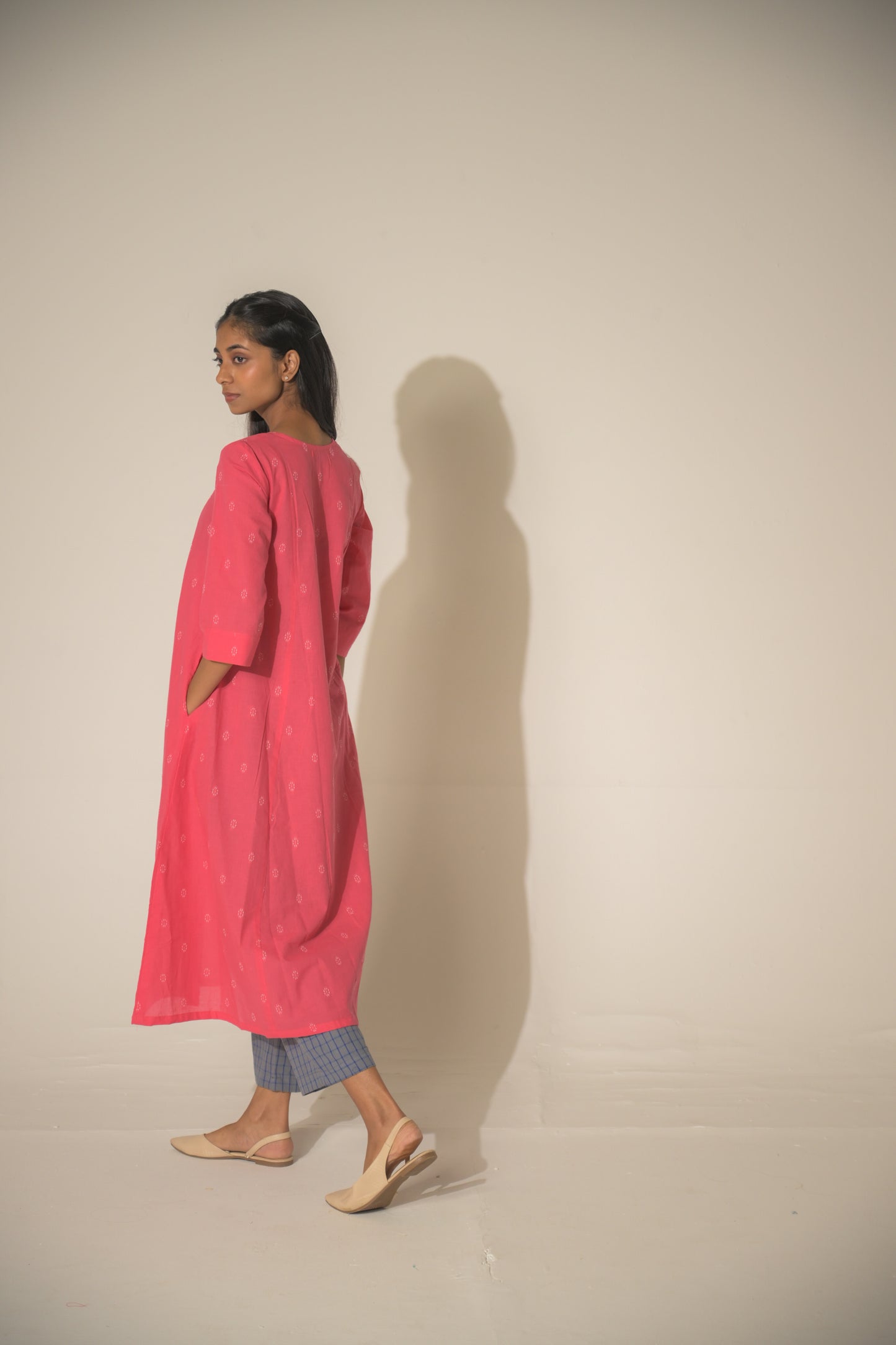 Flamingo Plume Kurta Set