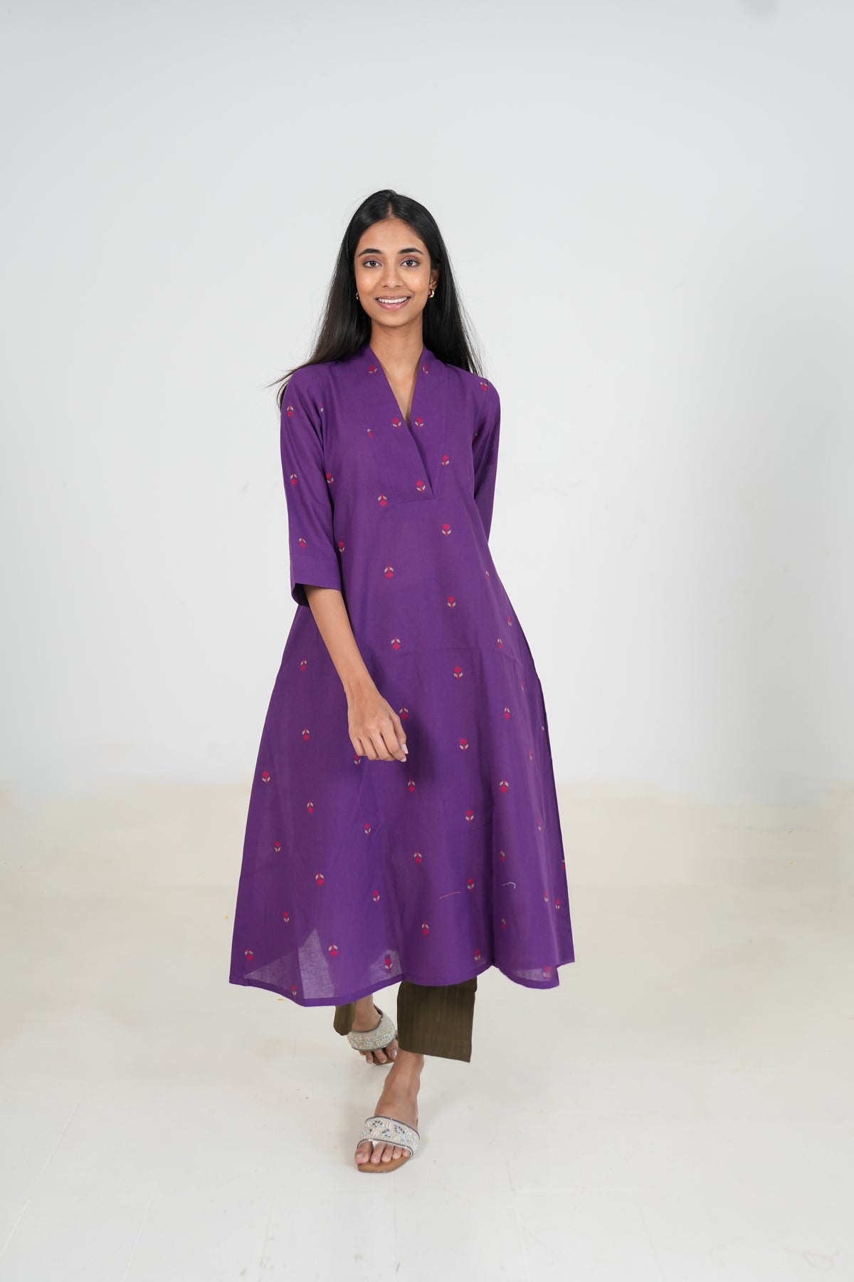 Purple Yam Kurta Set