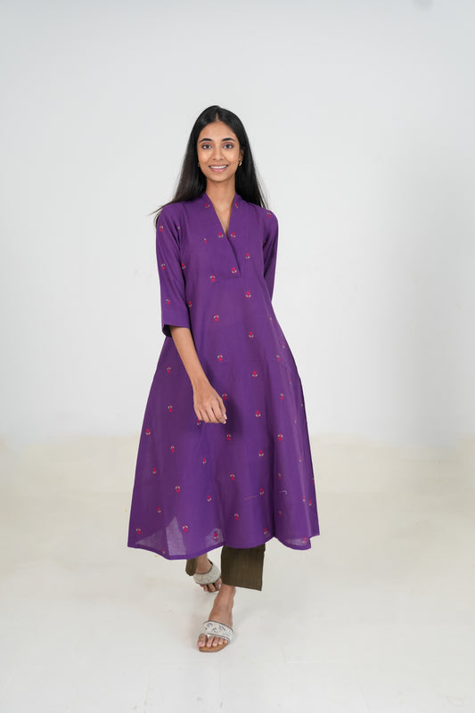 Purple Yam Kurta Set