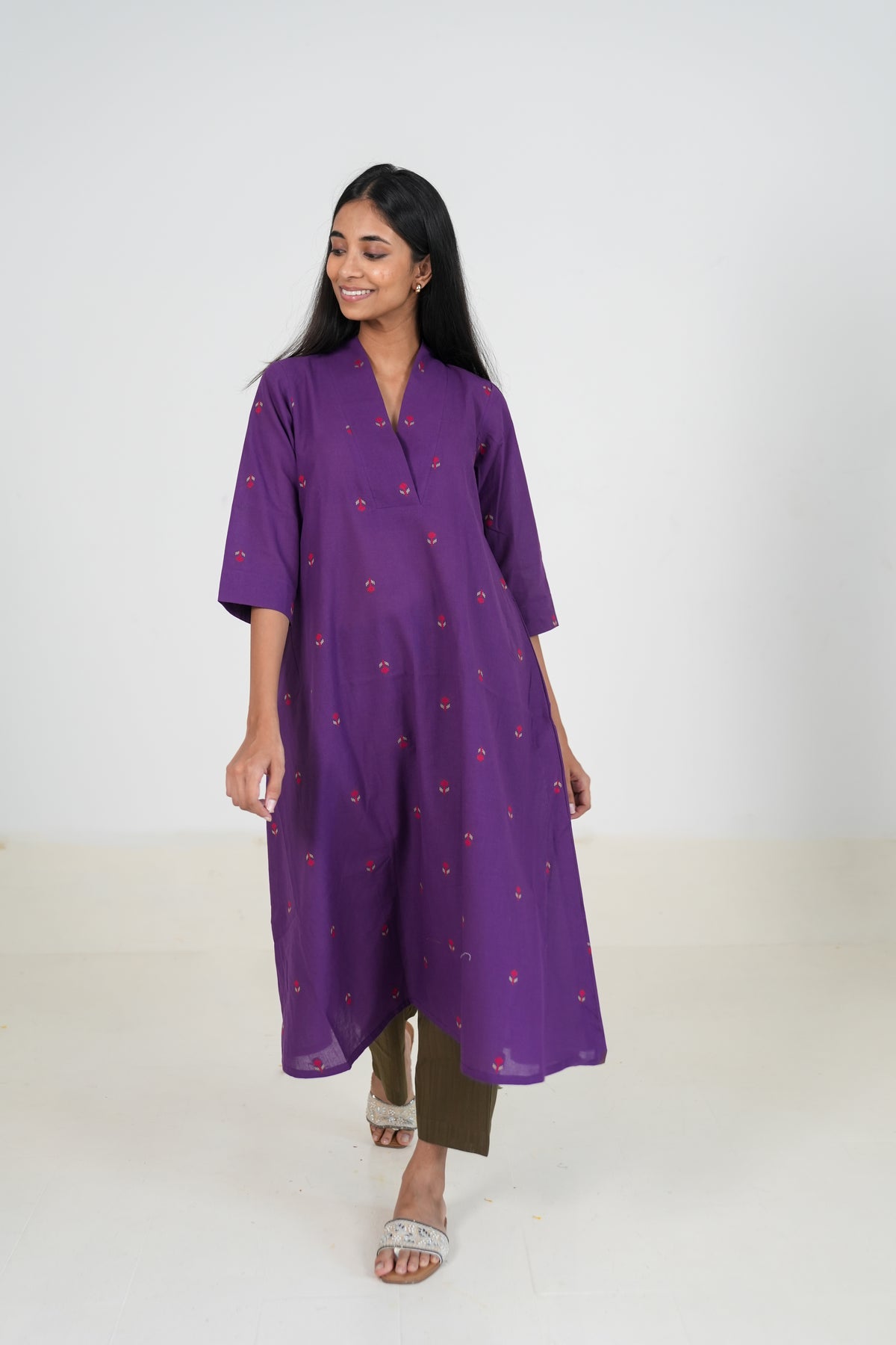 Purple Yam Kurta Set