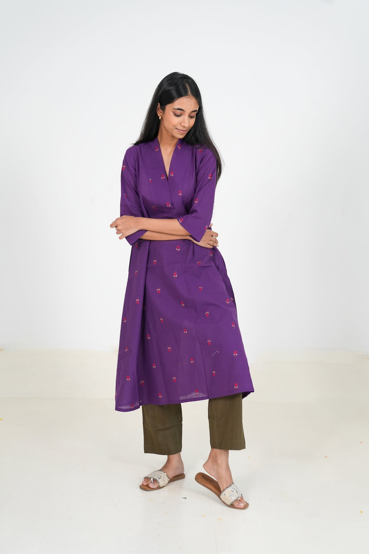 Purple Yam Kurta Set