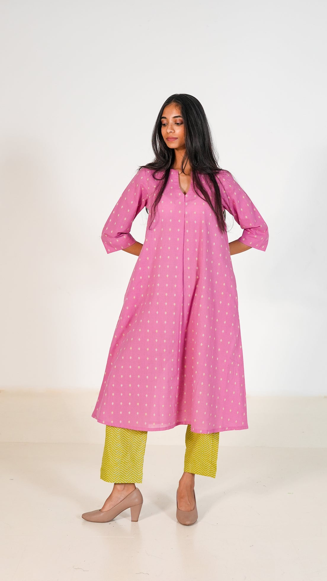 Ibis Rose Kurta Set
