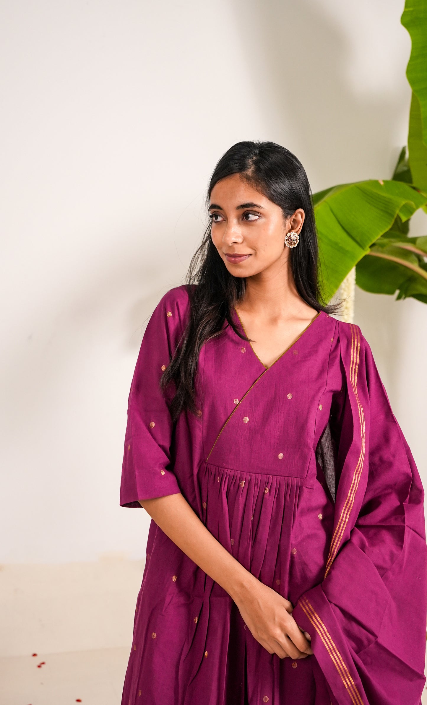 Gulmohar Dupatta Set
