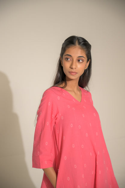 Flamingo Plume Kurta Set