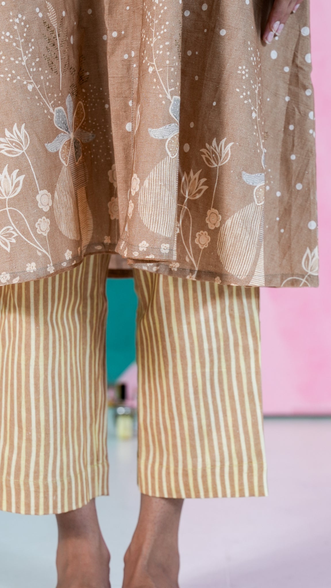 Terracotta Bloom Kurta Set