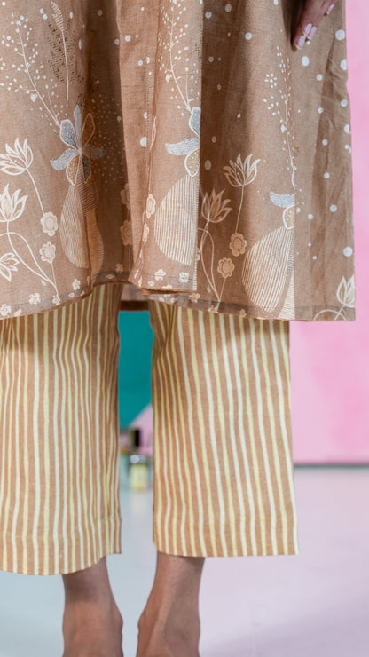 Terracotta Bloom Kurta Set