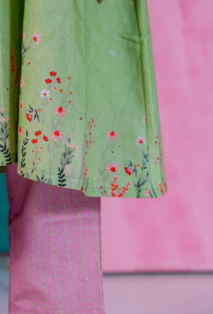 Parrot Kurta Set
