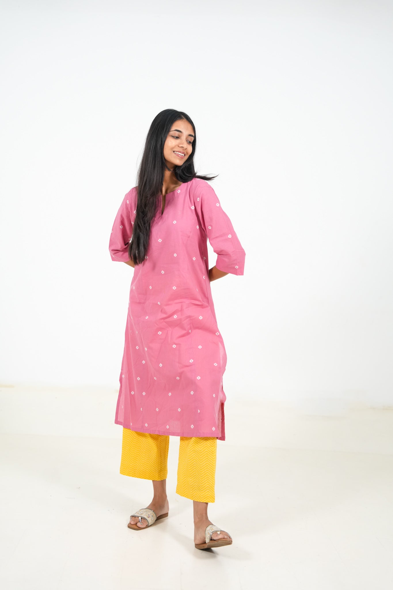 Coral Cloud Kurta Set