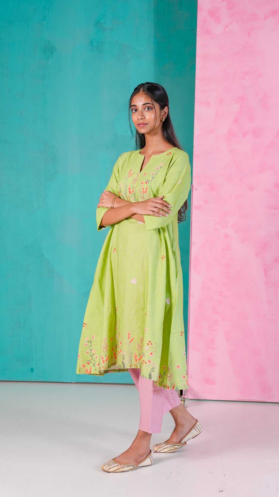 Parrot Kurta Set