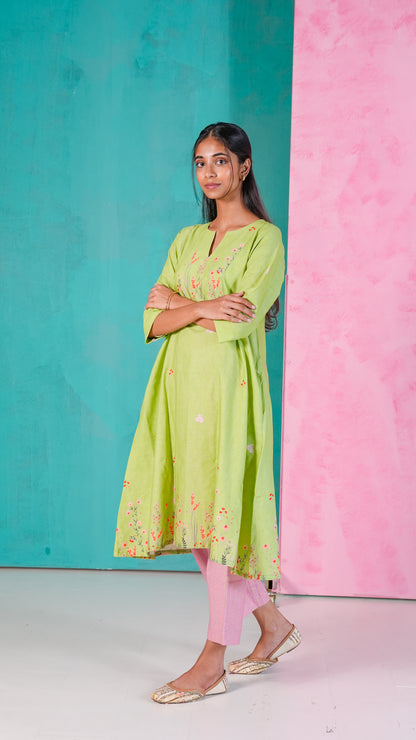 Parrot Kurta Set