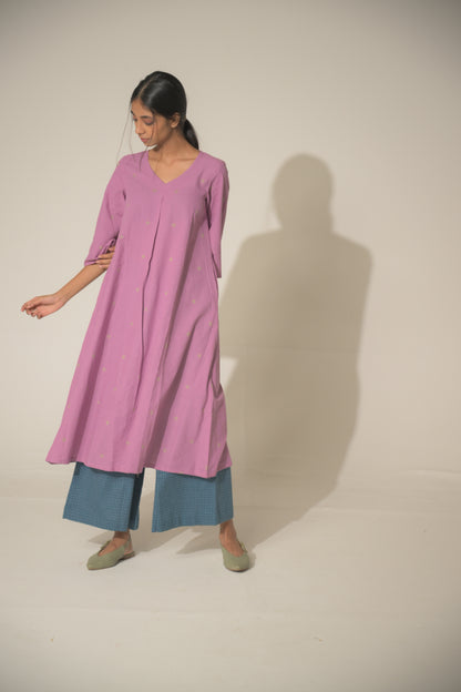 Pink Cosmos Kurta