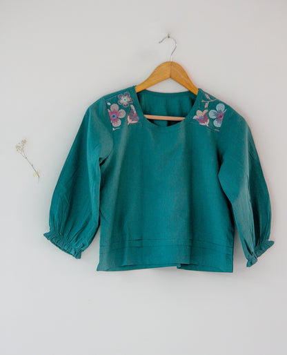 Lake Blue Blouse