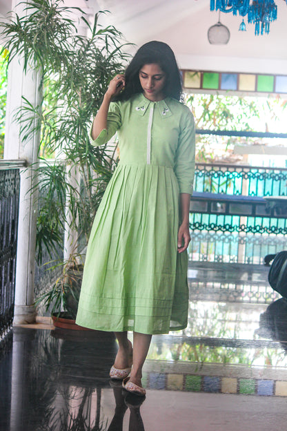 English Ivy Petal Collar Dress