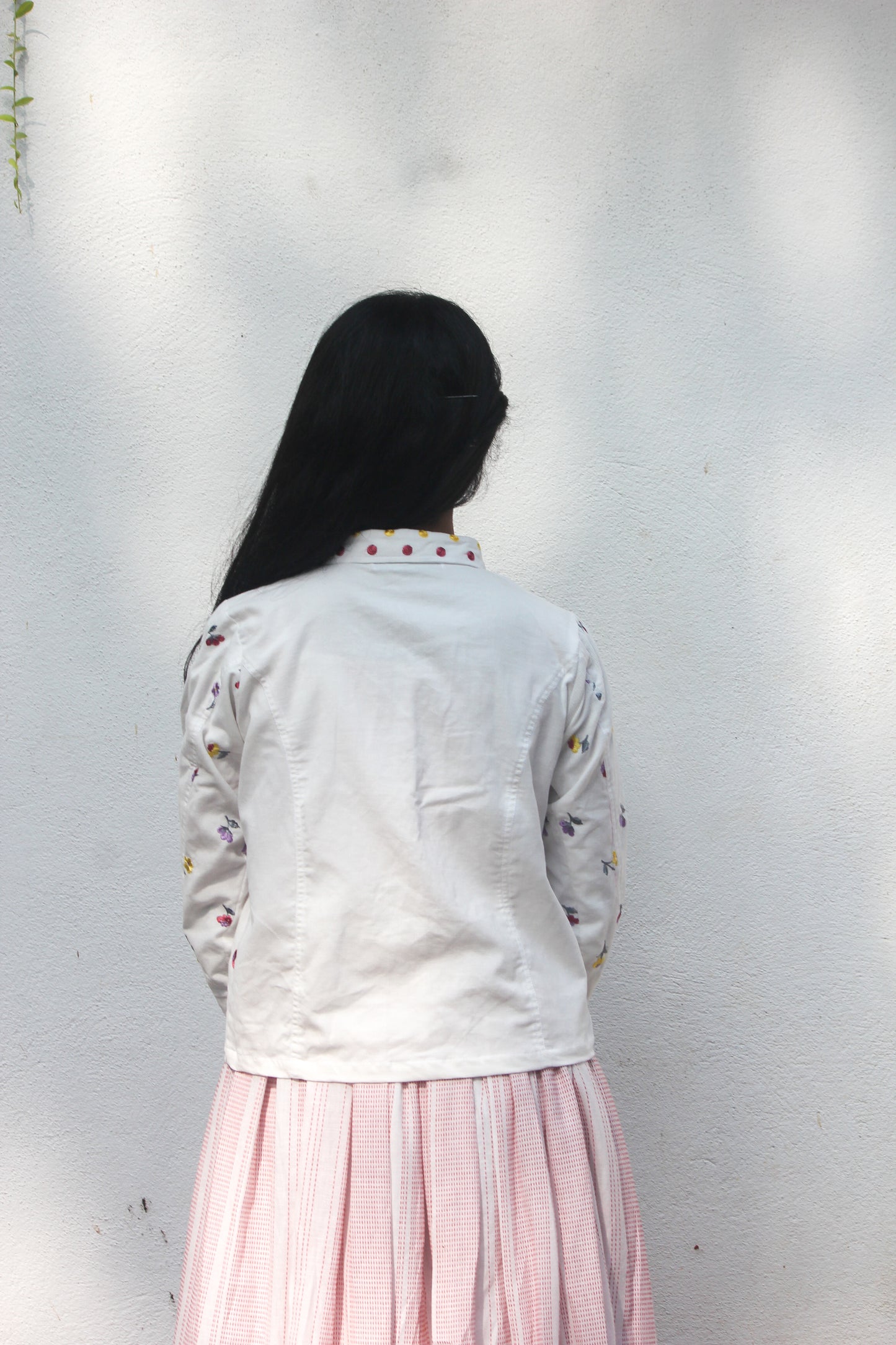 Marshmallow Garden Corduroy Jacket