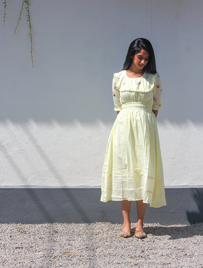 Yellow Paper Daisy Dress