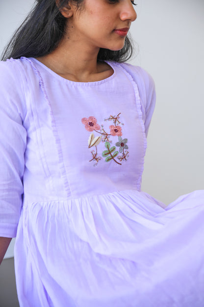 Lilac Snow Dress