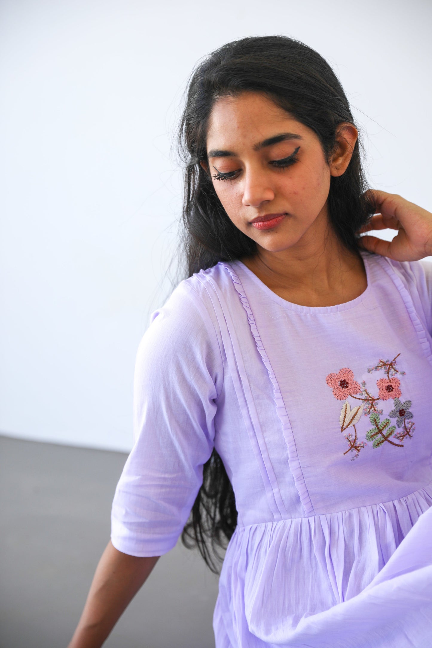Lilac Snow Dress