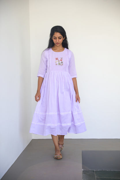 Lilac Snow Dress